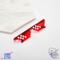 Kính Thug Life 8Bit - Kính Mắt Thời Trang Đen, Hot Trend Tiktok, Phong Cách Cosplay, Chất Lừ Cho Video và Ảnh Nhóm