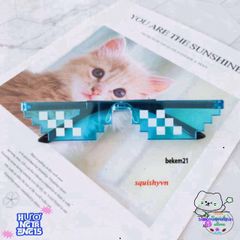 Kính Mắt Thug Life - Phong Cách Thời Trang Siêu Ngầu, Bảo Vệ UV, Gọng Nhựa Bền Chắc Dành Cho Tín Đồ Thời Trang