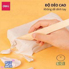 Đất Sét Deli Tự Khô An Toàn Không Mùi - Đất Nặn Nghệ Thuật Hàng Chính Hãng (250/500/1000g)