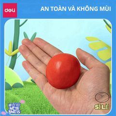 Đất Sét Deli Tự Khô An Toàn Không Mùi - Đất Nặn Nghệ Thuật Hàng Chính Hãng (250/500/1000g)