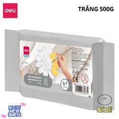 Đất Sét Deli Tự Khô An Toàn Không Mùi - Đất Nặn Nghệ Thuật Hàng Chính Hãng (250/500/1000g)