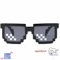 Kính Mát 8 Bit Thug Life - Kính Râm Pixel Độc Đáo Cho Tín Đồ Meme & Fan Minecraft - Quà Tặng Chất Lượng