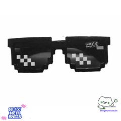 Kính Mát 8 Bit Thug Life - Kính Râm Pixel Độc Đáo Cho Tín Đồ Meme & Fan Minecraft - Quà Tặng Chất Lượng