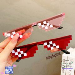 Kính Thuglife 6 Chấm MINECRAFT - Kính Mát Thời Trang Độc Đáo Nhiều Sắc Màu, Phong Cách Mới 2021
