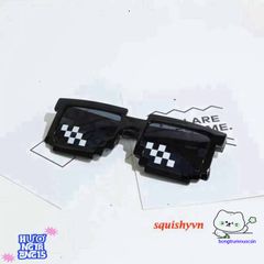Kính Mắt Thug Life Cá Tính Dành Cho Fan Minecraft - Kính Thời Trang Unisex Siêu Ngầu, Chống Tia UV, Nhẹ Nhàng, Bền Bỉ