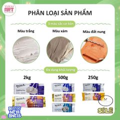 Đất Sét Tự Khô Mont Marte - Chất Liệu Tạo Hình Mềm Mịn, Lý Tưởng Cho Mỹ Thuật Tại Nhà