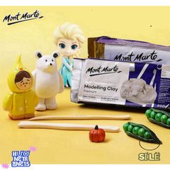 Đất Sét Tự Khô Mont Marte - Chất Liệu Tạo Hình Mềm Mịn, Lý Tưởng Cho Mỹ Thuật Tại Nhà