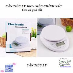 Cân điện tử mini WH - B05, Đo lường 5kg, Thiết kế gọn nhẹ, Chất liệu nhựa ABS, Dễ sử dụng cho nhà bếp, Cân chính xác đến 1g
