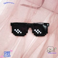 Kính Mát Không Viền Gọng Vuông Thug Life - Phong Cách Hip Hop Sành Điệu, Quà Tặng Độc Đáo Cho Game Thủ và Fan Meme
