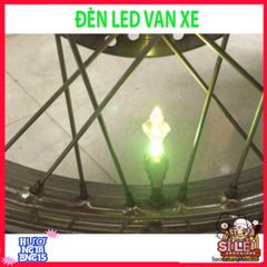 Đèn LED Gắn Van Xe Nháy 7 Màu - Phụ Kiện Xe Đạp, Xe Máy và Ô Tô, Tăng Cường An Toàn, Dễ Dàng Lắp Đặt, Hiệu Ứng Ánh Sáng Sống Động