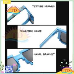 Kính Thời Trang Minecraft Hình Vuông Thuglife - Kính Chắn Bụi Độc Đáo Dành Cho Nam Nữ, Phong Cách Hot Trend 2022