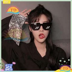 Kính Thời Trang Minecraft Hình Vuông Thuglife - Kính Chắn Bụi Độc Đáo Dành Cho Nam Nữ, Phong Cách Hot Trend 2022