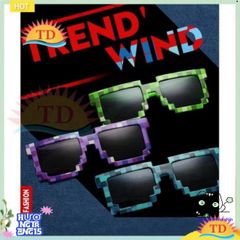 Kính Thời Trang Minecraft Hình Vuông Thuglife - Kính Chắn Bụi Độc Đáo Dành Cho Nam Nữ, Phong Cách Hot Trend 2022