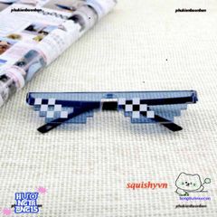 Kính Mát Thuglife 6 Chấm MINECRAFT - Kính Mắt Unisex Đen Trắng Cao Cấp, Thời Trang Đẹp, Miễn Phí Vận Chuyển