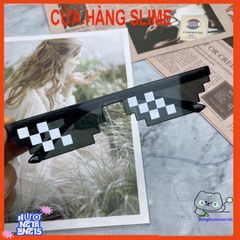 Kính Thuglife MINECRAFT 6 Chấm Đa Sắc - Kính Mát Thời Trang Độc Đáo, Phong Cách Ngầu Cho Nam Nữ