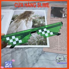 Kính Thuglife MINECRAFT 6 Chấm Đa Sắc - Kính Mát Thời Trang Độc Đáo, Phong Cách Ngầu Cho Nam Nữ