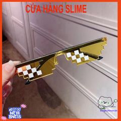 Kính Thuglife MINECRAFT 6 Chấm Đa Sắc - Kính Mát Thời Trang Độc Đáo, Phong Cách Ngầu Cho Nam Nữ