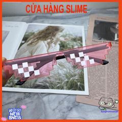 Kính Thuglife MINECRAFT 6 Chấm Đa Sắc - Kính Mát Thời Trang Độc Đáo, Phong Cách Ngầu Cho Nam Nữ