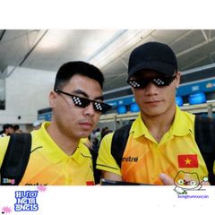 Kính Thug Life 6 Chấm Phong Cách Minecraft - Kính Mắt Độc Đáo, Chất Liệu ABS Cao Cấp, Thời Trang Cho Nam Nữ