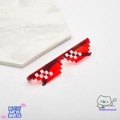 Kính Thug Life 6 Chấm 5 Màu Nổi Bật - Kính Mát Thời Trang TikTok & Cosplay Minecraft Chất Lừ, Phụ Kiện Hot Trend 2023