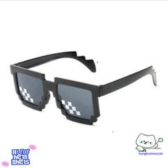 Kính Thug Life 6 Chấm 5 Màu Nổi Bật - Kính Mát Thời Trang TikTok & Cosplay Minecraft Chất Lừ, Phụ Kiện Hot Trend 2023