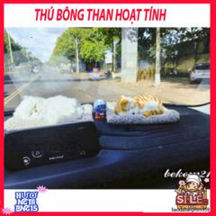 Bông Mèo Trắng Khử Mùi - Lọc Không Khí An Toàn Cho Ô Tô và Thú Cưng - Sản Phẩm Siêu Bền, Thú Vị, Độc Đáo
