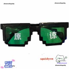 Kính Mát Thug Life Minecraft - Kính Chắn Bụi Thời Trang, Chất Liệu Nhựa ABS Chống Va Đập, Phong Cách Ngầu Xịn Cho Nam Nữ
