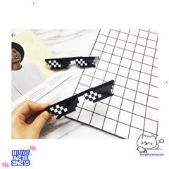 Kính Thug Life Minecraft Vuông 6 Chấm - Kính Mát Thời Trang Chống Xước Chất Lượng Cao, Phong Cách Độc Đáo, Giá Hấp Dẫn