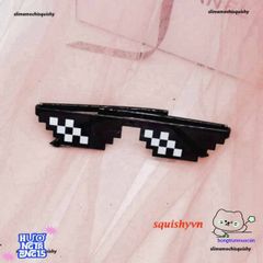 Kính Mắt 6 Chấm Sắc Màu PVN52031 - Phong Cách Thug Life Độc Đáo, Phụ Kiện Thời Trang Cho Game Thủ và Fan Văn Hóa Đường Phố