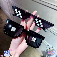 Kính Thuglife 6 Chấm MINECRAFT - Kính Mát Thời Trang Màu Sắc Bắt Mắt, Phong Cách Độc Đáo Dành Cho Tín Đồ Game Thủ