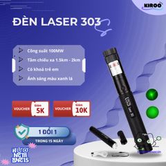 Bút Laser 303 - Chiếu Ánh Sáng Xanh Mạnh Mẽ 100mW, An Toàn, Đa Chức Năng Cho Giảng Dạy và Giải Trí, Thích Hợp Du Lịch và Thiên Văn Học