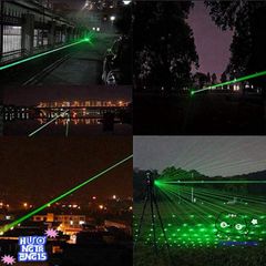 Đèn Pin Laser 303 Siêu Sáng - Đèn Laze Chiếu Xa Hàng Km, Ánh Sáng Đỏ Xanh Rực Rỡ, Thích Hợp Chỉ Dẫn và Cứu Hộ