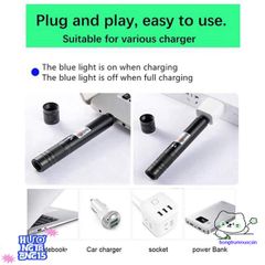 Đèn Pin Laser 303 Siêu Sáng - Đèn Laze Chiếu Xa Hàng Km, Ánh Sáng Đỏ Xanh Rực Rỡ, Thích Hợp Chỉ Dẫn và Cứu Hộ