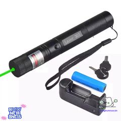 Đèn Pin Laser 303 - Đèn Laze Công Suất 5.000mw, Sạc Li-ion, Chiếu Hơn 1500m, Nhiều Chế Độ Chiếu Sáng Độc Đáo