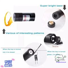 Đèn Pin Laser 303 - Đèn Laze Công Suất 5.000mw, Sạc Li-ion, Chiếu Hơn 1500m, Nhiều Chế Độ Chiếu Sáng Độc Đáo