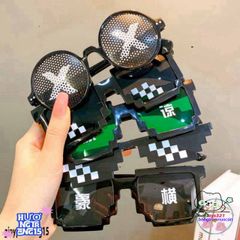 Kính Mát Mosaic Thug Life Hip Hop UV400 - Phong Cách Độc Đáo Cho Nam Nữ - Thời Trang Năng Động