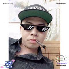 Gọng Kính Thug Life 6 Chấm - Kính Mát PC Chống Tia UV Đặc Biệt Dành Cho Gamer - Phụ Kiện Thời Trang Cá Tính