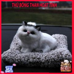 Thú Bông Kháng Mùi Chó Mèo Cho Ô Tô - Lõi Than Hoạt Tính Hút Ẩm, Phụ Kiện Trang Trí Dễ Thương, Cải Thiện Không Khí Trong Xe