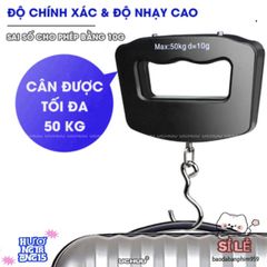 Cân Điện Tử Móc Treo UCHUU 50KG - Cân Mini LCD Chất Lượng Cao Dùng Cho Hành Lý và Sửa Chữa, Thiết Kế Tiện Lợi, Bền Bỉ