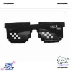 Kính Gương Thug Life 6 Chấm Độc Lạ - Mắt Kính Thời Trang Gamers Siêu Ngầu, Nhiều Màu, Phụ Kiện Xịn Cho Fan Minecraft