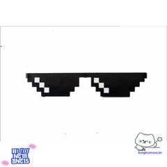 Kính Thuglife 6 Chấm MINECRAFT - Kính Râm Thời Trang Phong Cách Fandom Game Hình Vuông Cho Nam Nữ