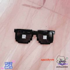 Kính Mắt Thuglife 6 Chấm MINECRAFT - Phong Cách Thời Trang 8Bit Siêu Ngầu, Đa Màu Sắc Cho Nam Nữ, Giá Rẻ Hấp Dẫn
