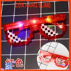 Kính Mắt Thời Trang MINECRAFT LED 6 Chấm - Phong Cách Sành Điệu, Màu Sắc Nổi Bật, Độc Đáo và Cute cho Các Bạn Trẻ
