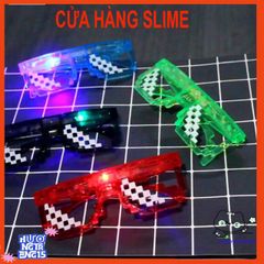 Kính Mắt Thời Trang MINECRAFT LED 6 Chấm - Phong Cách Sành Điệu, Màu Sắc Nổi Bật, Độc Đáo và Cute cho Các Bạn Trẻ