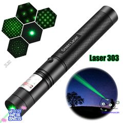 Bút Laser 303 Đèn Laze Xanh Lá - Đèn Học Tập và Giải Trí với Sạc USB-C Nhanh, Chiếu Tia Xa 1.5-2km