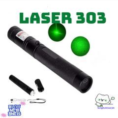 Bút Laser Lazer 303 Tia Xanh Siêu Sáng 3km - Đèn Laser Độc Đáo, Giao Hàng Miễn Phí, Quà Tặng Thú Vị