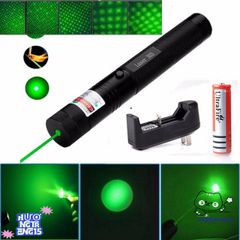 Bút laser 303 xanh đỏ, chiếu xa 3km - Đèn laze đa năng chống nước, dùng trong giảng dạy, du lịch và thuyết trình - Bao gồm pin sạc