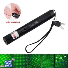 Bút Laze Xanh 303 Siêu Sáng - Laser Công Suất Lớn Chiếu Xa 3km, Tặng Pin và Sạc USB, Món Quà Lý Tưởng cho Người Yêu Khoa Học
