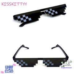 Kính Mát 8-bit MLG Thug Life - Kính Chống UV Đỉnh Cao Cho Game Thủ, Phong Cách Thời Trang Unisex, Hàng Chất Lượng Cao