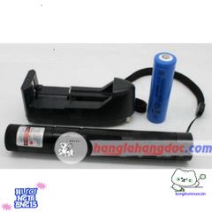 Đèn pin Laser 303 siêu sáng 5000mW - Tia xanh lục chiếu xa, dụng cụ công nghệ đa năng cho du lịch và trình chiếu